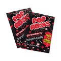 Pop Rocks Sugar Candy, Strawberry, 033 oz Pouches, PK24, 24PK 823171